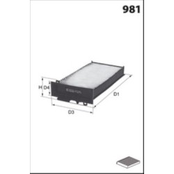 Filtre Habitacle Pour Renault Megane II 7701055109 7701064235 8671017374