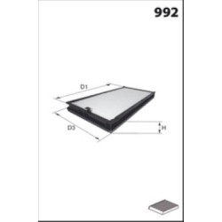 Filtre Habitacle Pour Renault Opel Nissan Vauxhall 7701050319 4408840 2729800QAA