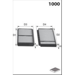 Filtre Habitacle Pour Hyundai H-1 Cargo Travel 976174H000 976174H000AT