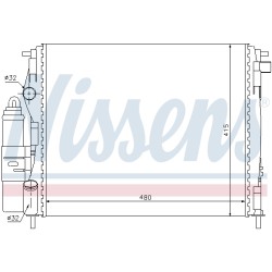 Condenseur de Clim Pour Renault Clio II Thalia I 7711368012 8200211563