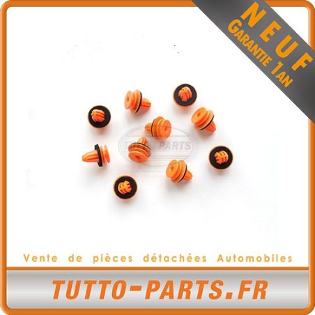  x1x10 agrafe Clips fixation panneau de porte pour Mercedes CLASSE A B C 
