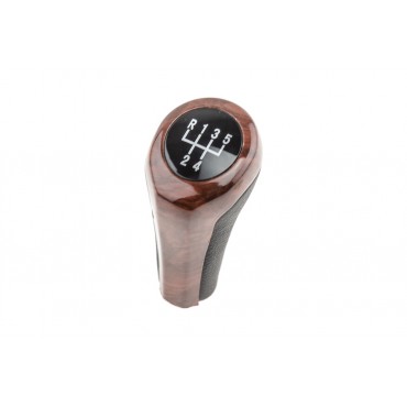 Pommeau levier de vitesse marron Boite 5 BMW Série 3 5