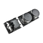 Porte boisson console centrale noir Pour BMW Série 3 E46