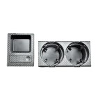 Porte boisson console centrale noir Pour BMW Série 3 E46