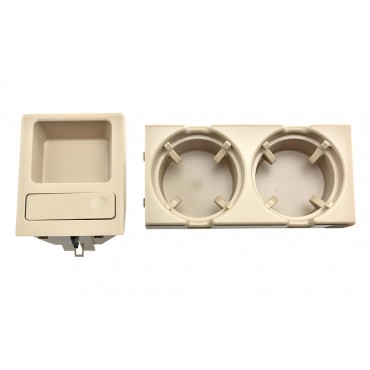 Porte boisson console centrale beige Pour BMW Série 3 E46