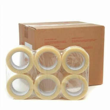 X36 ROULEAUX ADHESIF TRANSPARENT 66MX50MM