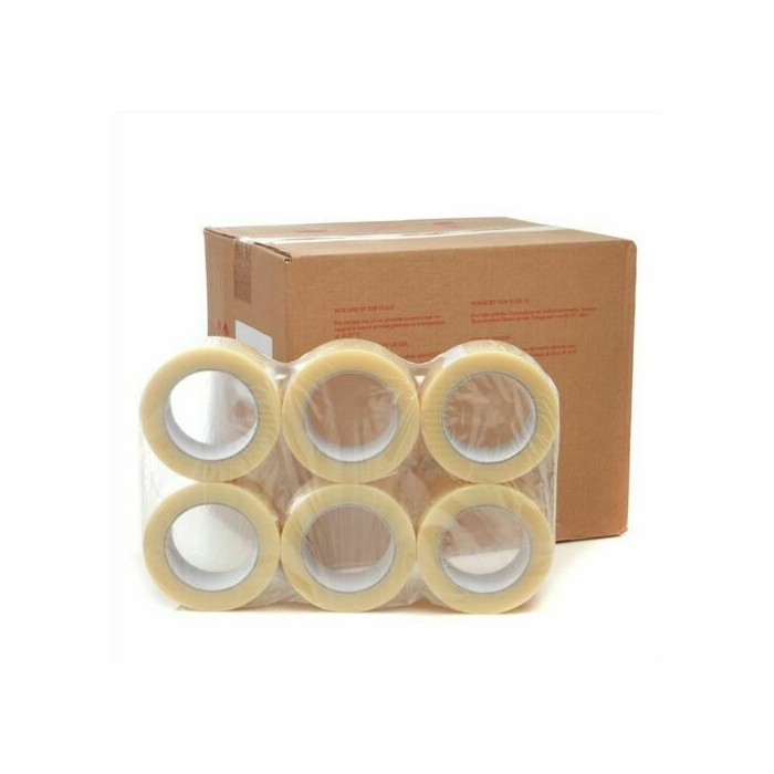 X36 ROULEAUX ADHESIF TRANSPARENT 66MX50MM