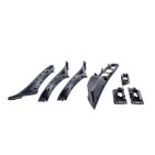 kit garniture poignée porte bouton Vitre noir BMW Série 5 F10/F11 51417225851