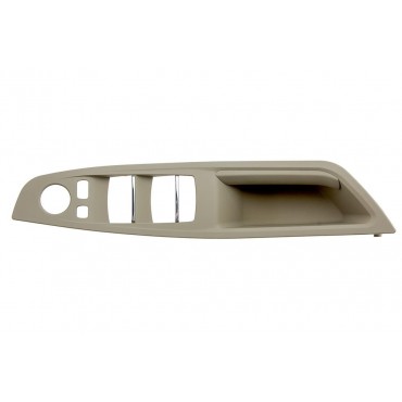 Panneau poignée de porte conducteur beige Avant Gauche BMW Série 5 51417225875