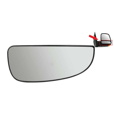 Verre De Rétro Extérieur Droit Bas Pour Citroën Jumper Ducato Boxer 71748249