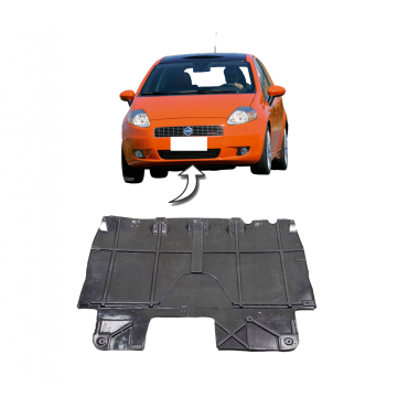 Cache Sous Moteur Pour Fiat Grande Punto 51846205