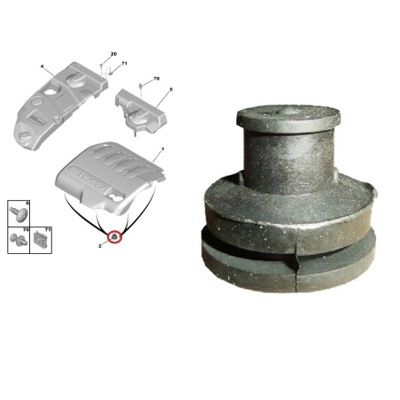 Clips de Fixation de cache moteur Pour C4 C5 Peugeot 307 308 407 508 607 013793