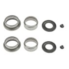 x2 Roulement + bague de bras de train arriere Essieu Pour Peugeot 206 5131A6S2