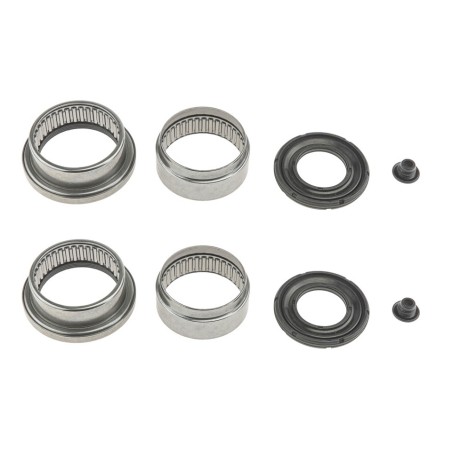 x2 Roulement + bague de bras de train arriere Essieu Pour Peugeot 206 5131A6S2